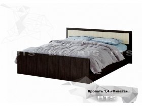 Кровать двуспальная 1,4м LIGHT Фиеста (BTS) в Боровом - borovoe.mebel-nsk.ru | фото