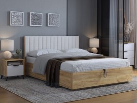 Кровать двуспальная 1,6м Юлия в Боровом - borovoe.mebel-nsk.ru | фото