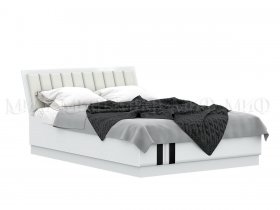 Кровать двуспальная с подъем.мех. 1,6м Магнолия в Боровом - borovoe.mebel-nsk.ru | фото