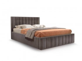 Кровать мягкая 1,6 Вена стандарт, вар.3 в Боровом - borovoe.mebel-nsk.ru | фото