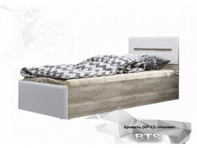Кровать односпальная Наоми КР-12 в Боровом - borovoe.mebel-nsk.ru | фото