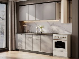 Кухонный гарнитур «Адель» 2,0м (нео) в Боровом - borovoe.mebel-nsk.ru | фото