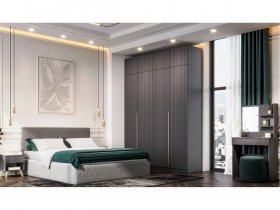 Модульная спальня Эккервуд в Боровом - borovoe.mebel-nsk.ru | фото