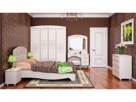 Модульная спальня Каролина в Боровом - borovoe.mebel-nsk.ru | фото