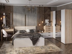 Модульная спальня Норд в Боровом - borovoe.mebel-nsk.ru | фото