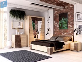 Модульная спальня Санремо в Боровом - borovoe.mebel-nsk.ru | фото