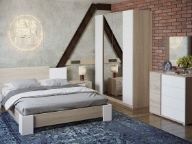 Модульная спальня «Валери» в Боровом - borovoe.mebel-nsk.ru | фото