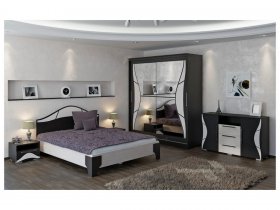 Модульная спальня Верона (Линаура) в Боровом - borovoe.mebel-nsk.ru | фото