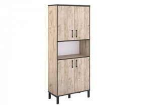 Шкаф для документов Шк050.0 Гермес лофт (дуб крафт серый) в Боровом - borovoe.mebel-nsk.ru | фото