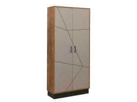 Шкаф двухстворчатый комбинированный для одежды Гамма  54.14 в Боровом - borovoe.mebel-nsk.ru | фото